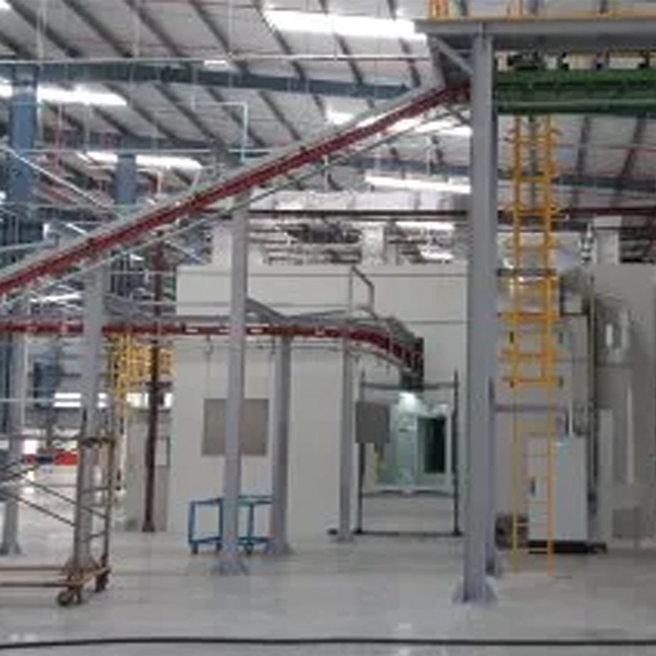 CONVEYORISED POWDER COATING PLANT