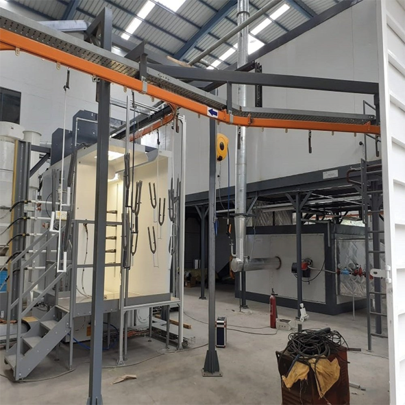 FULLY AUTOMATIC CONVEYORISED LIQUID PAINT PLANT