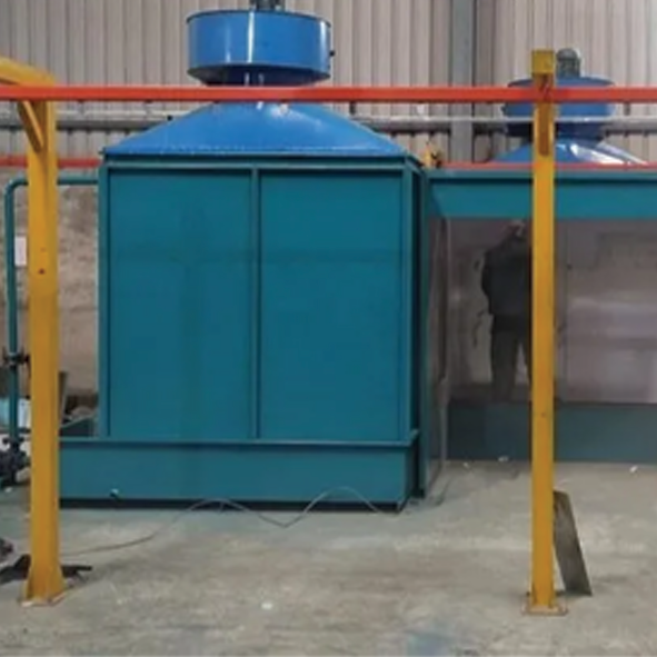 SEMI AUTOMATIC CONVEYORISED LIQUID PAINT PLANT