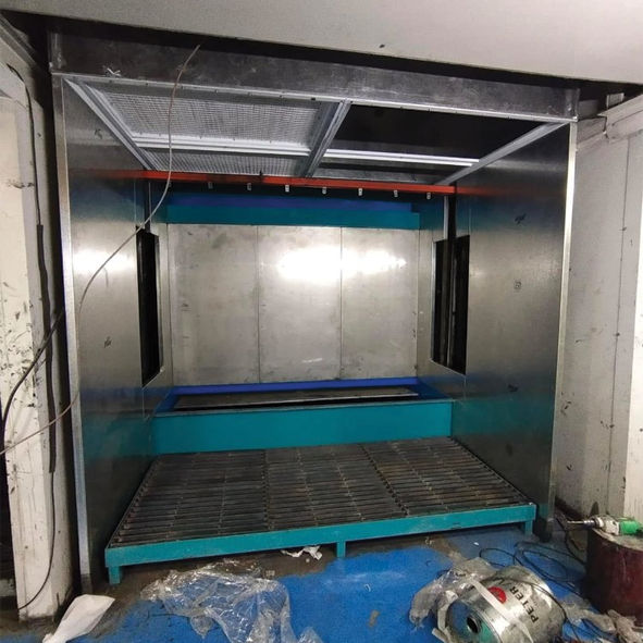 SEMI AUTOMATIC CONVEYORISED LIQUID PAINT PLANT