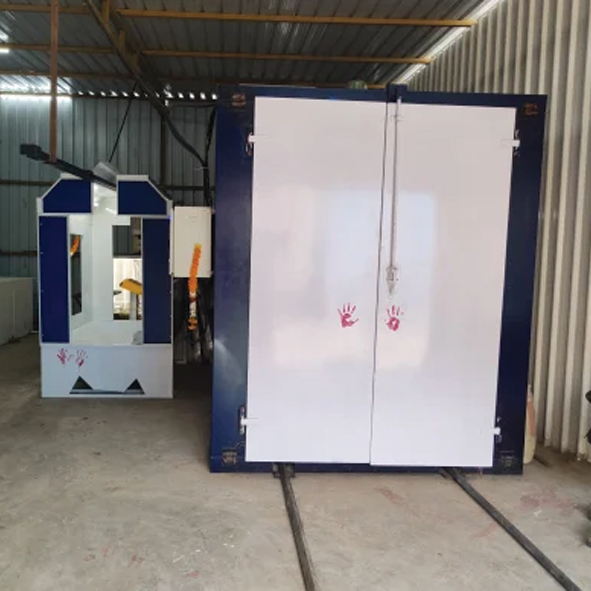 BATCH TYPE POWDER COATING PLANT