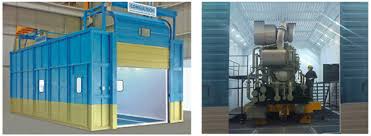 DOWN DRAFT PAINT SPRAY BOOTH