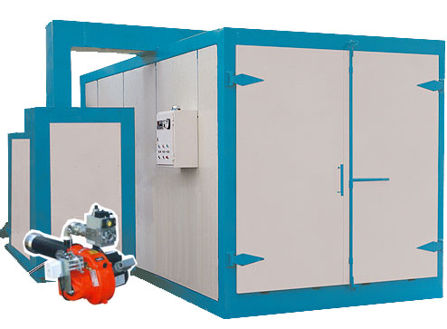 GAS FIRED POWDER CURING OVEN